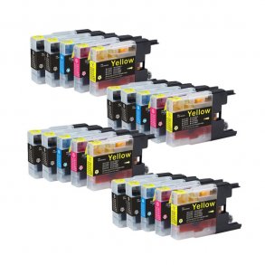 Pixojet ink cartridges Brother LC 1240, 20 pcs. discount pack 468 ml