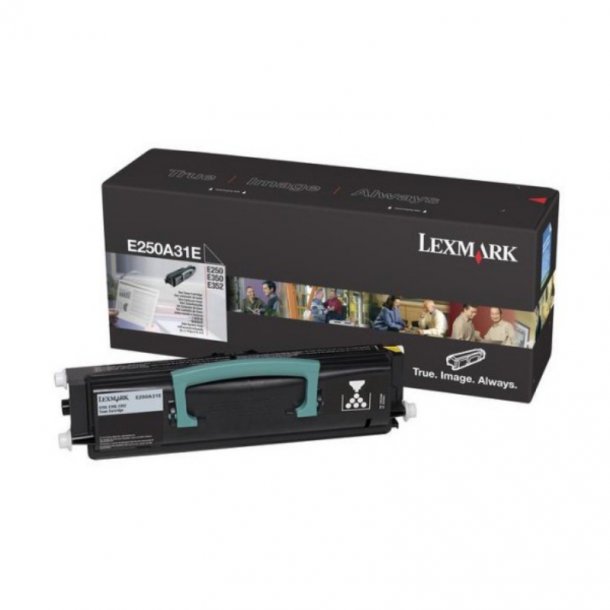 Lexmark toner E 250 / 350 - E250A31E svart 3500 sidor, original