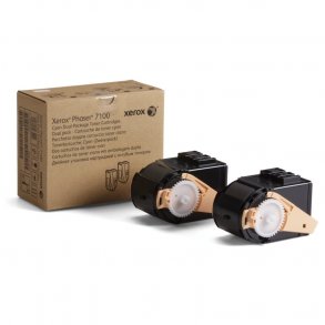 Xerox toner 7100 - 106R02602 cyan, 2 stk. multipack 9000 sider, original