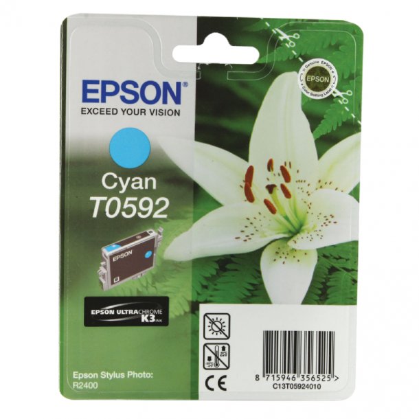 Epson T0592 C - Cyan 13 ml - Original blkpatron C13T05924010