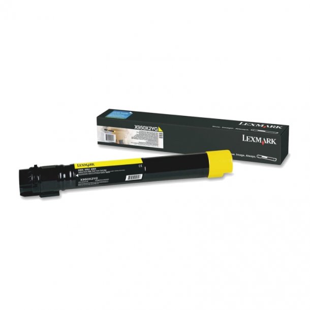 Lexmark X950 Y Toner - X950X2YG Original - Yellow 22000 pages