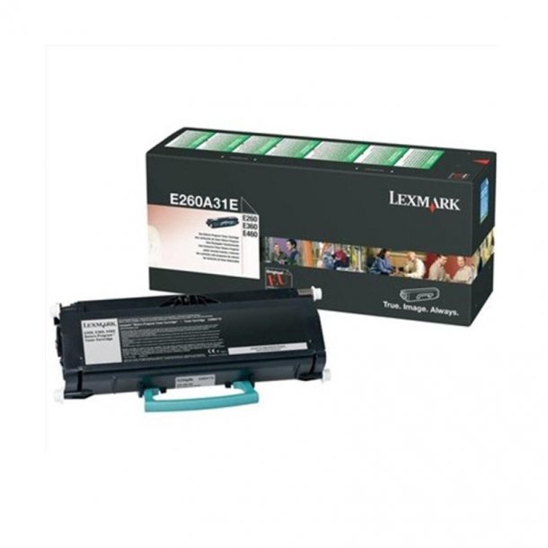 Lexmark E 260/360/460 BK Corporate Toner - E260A31E Original - Black 3500 pages