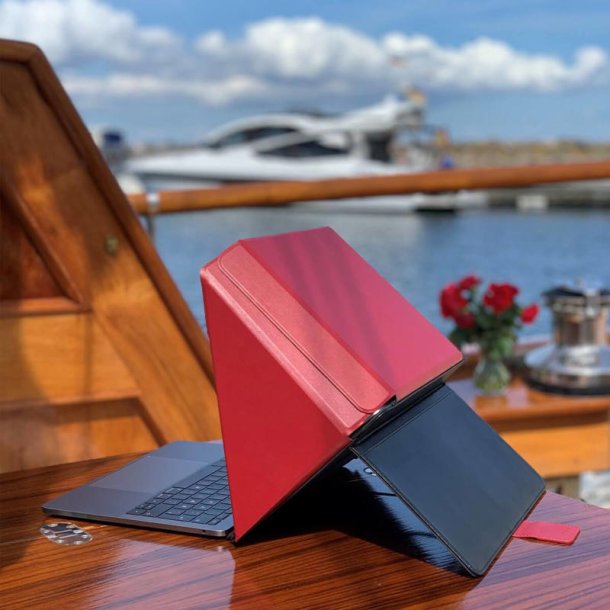 Philbert Solskydd &amp; Integritetsskydd LUX m.St&auml;ll - Universal 15-16" (R&ouml;d)