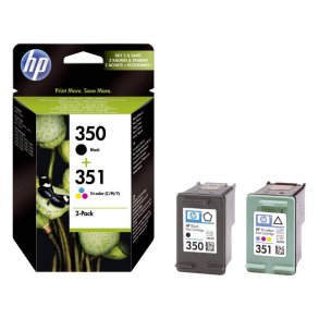 HP 350 / 351 sampak 2 stk - 7,4 ml - Original blkpatron SD412EE
