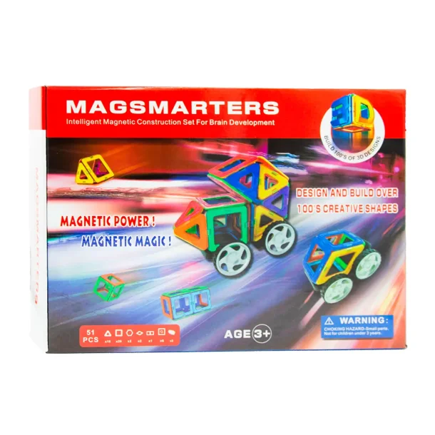 Magsmarters building set, 51 pieces