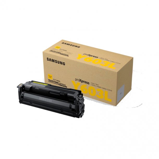 Samsung CLT-Y603L/ELS Y Toner - SU557A Original - Gul 10000 sider