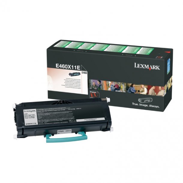 Lexmark toner E 460 - E460X11E svart 15000 sidor, original