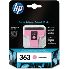 HP 363 LM (C8775EE) med chip, light magenta blkpatron, Original, 6 ml