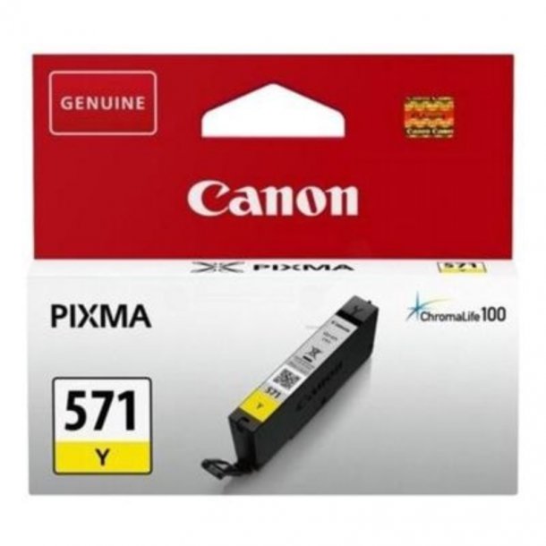 Canon CLI 571 0388C001 Ink Cartridge - Original - Yellow 7 ml