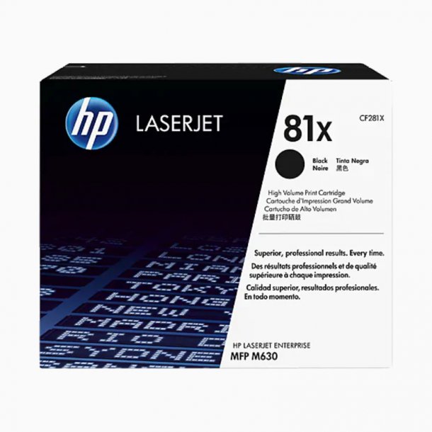 HP 81X BK Original Toner (25000 sidor)