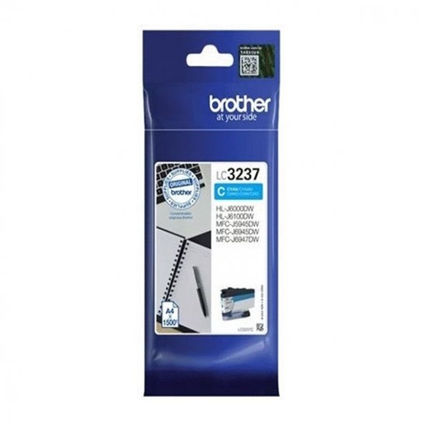Brother LC3237C Ink Cartridge - LC3237C Original - Cyan 30 ml