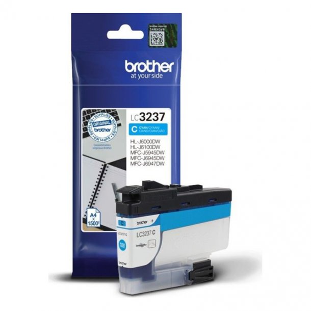 Brother blkpatron LC3237C cyan 30 ml, original