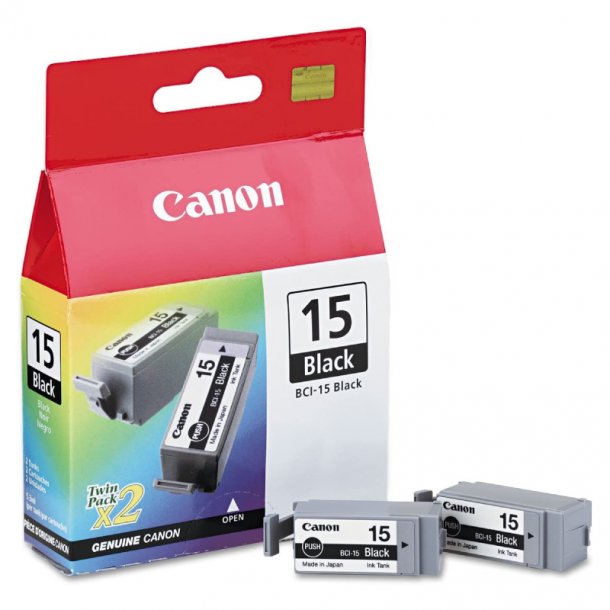 Canon BCI-15 - 8190A002 BK Original blckpatron 10,6 ml