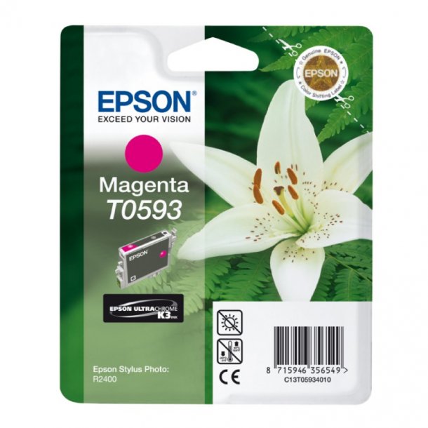 Epson T0593 M - Magenta 13 ml - Original blkpatron C13T05934010