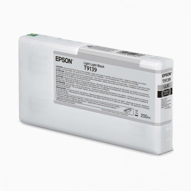 Epson T9139 LLBK Original bl&auml;ckpatron (200 ml)