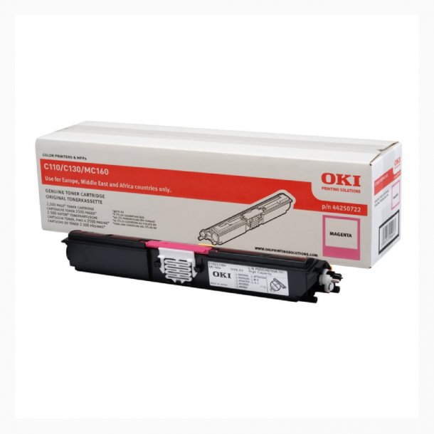 OKI C110/C130 M Original Toner (2500 sidor)