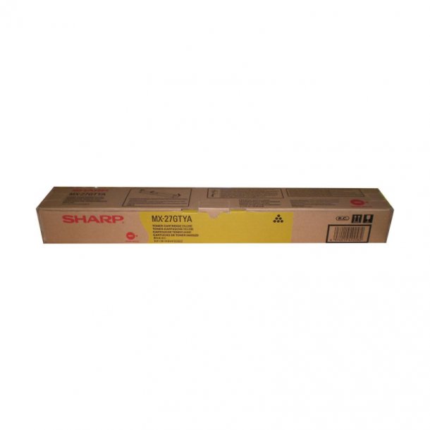 Sharp MX-27GTYA Y Toner - Original - Gul 15000 sider