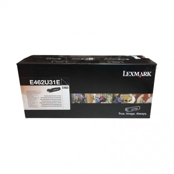 Lexmark E 462 - E462U31E toner svart 18000 sidor, original