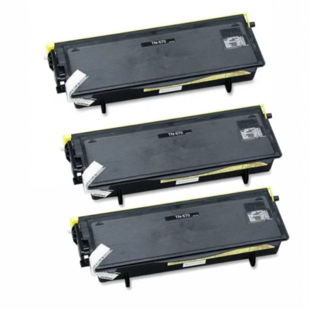 Brother TN 570 BK Combo Pack 3 pcs Toner - Compatible - Black 20100 pages