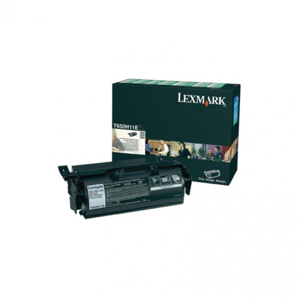 Lexmark T 650/652/654 BK HC prebate Original Toner (25000 sidor)