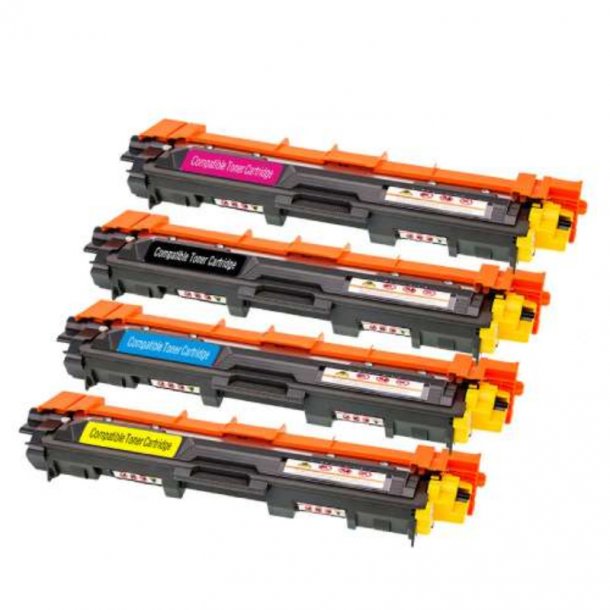 Pixojet toner Brother TN 241 - 245, 4 stk. rabatpakke 6400 sider