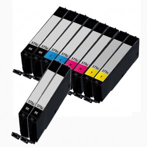 Kompatible blkpatroner Canon CLI 571XL - 0331C001, 10 stk. rabatpakke 130 ml