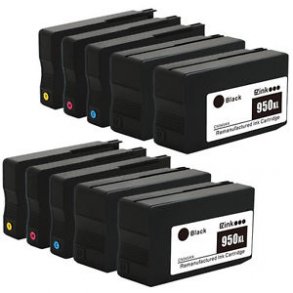 Pixojet bläckpatroner HP 950 - 951 - CN045AE, 10 st. rabattpaket 500 ml