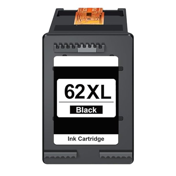 HP 62 XL BK (C2P05AE) Black Ink Cartridge, Compatible 18 ml