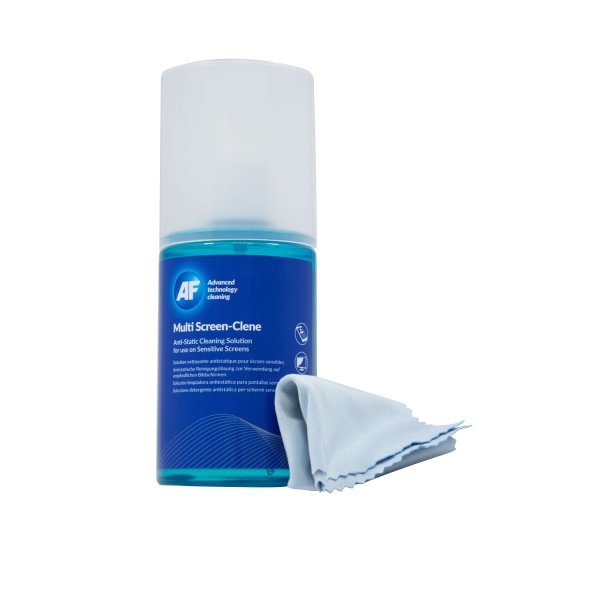 AF Multi screen cleaner with / cloth (200ml)