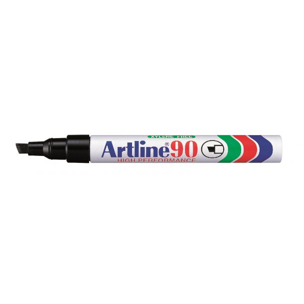 Artline Marker 90 5.0 svart, 12 st