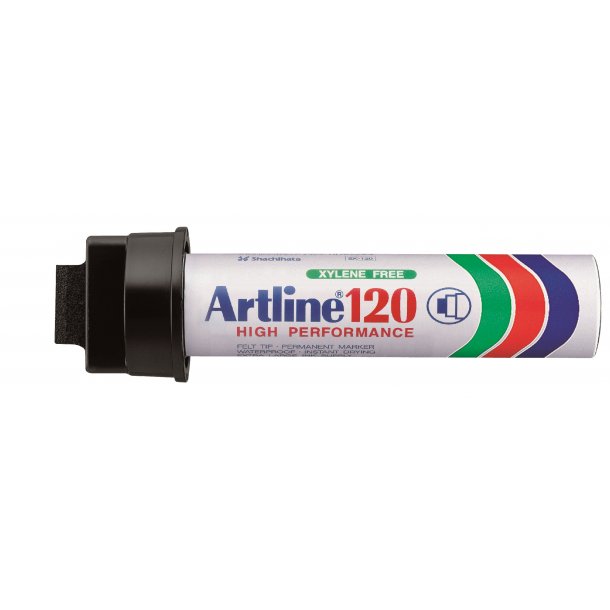 Artline Marker 120 20.0 svart, 6 st