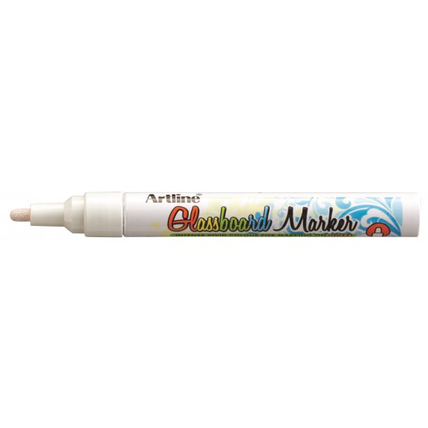 Artline Glaswhiteboard Mark&ouml;r 2,0 mm - Vit (12 st)