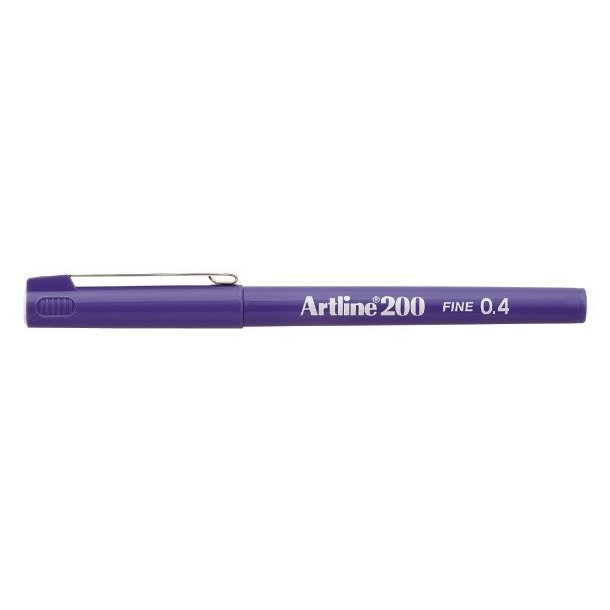 Artline Fineliner 200 Fine 0,4 bl, 12 st