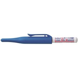 Artline Marker 710 Long Nib Blå, 12 st