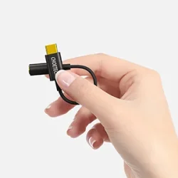 Choetech AUX003 USB-C till DC 3.5 mm hona h&ouml;rlursljudkabel