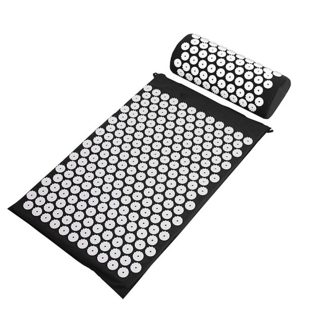 Acupuncture fakir mat and neck pillow