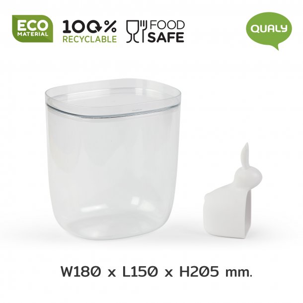 Qualy Bella bunny risbehllare - 3,5 L