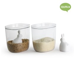 Qualy Bella bunny risbehllare - 3,5 L