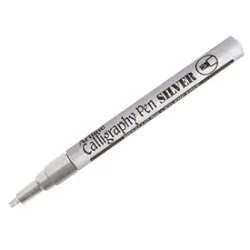 Artline 993 Metallisk Calligraphy Sölv, 12 st