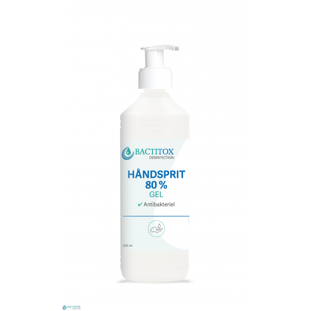Bactitox GEL Hnddesinfektion 80% (500 ml)