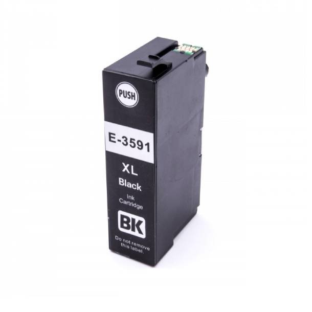 Kompatibel Epson 35 XL / C13T35914010 BK bl&auml;ckpatron (50 ml)