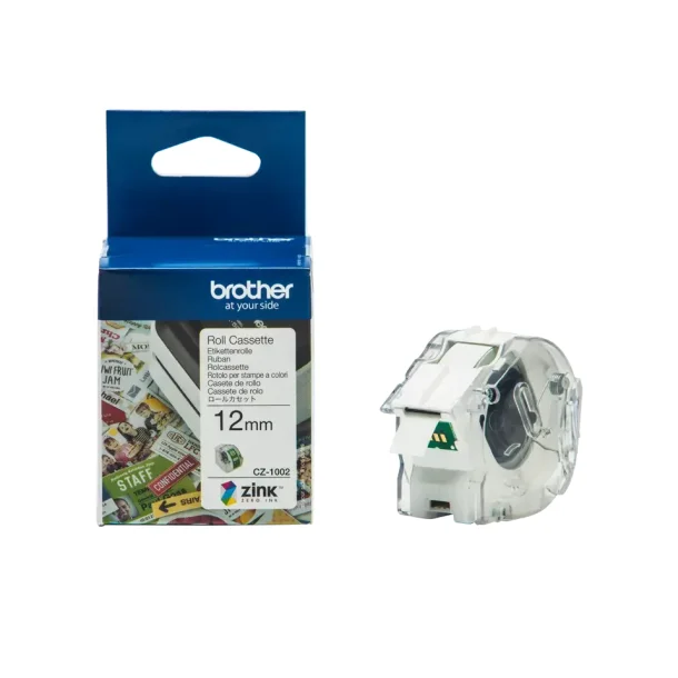 Brother CZ-1002 tape white 12 mm x 5 m