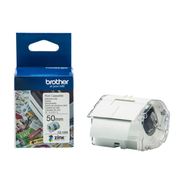 Brother CZ-1005 tape hvid 50 mm x 5 m