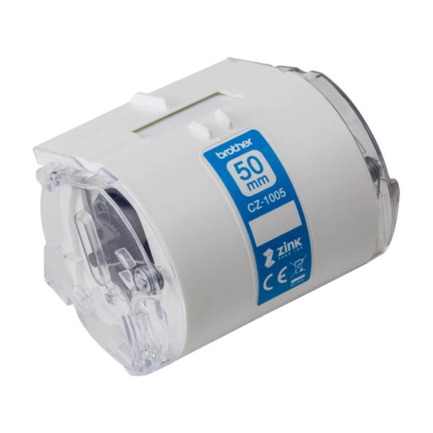 Brother CZ-1005 tape hvid 50 mm x 5 m