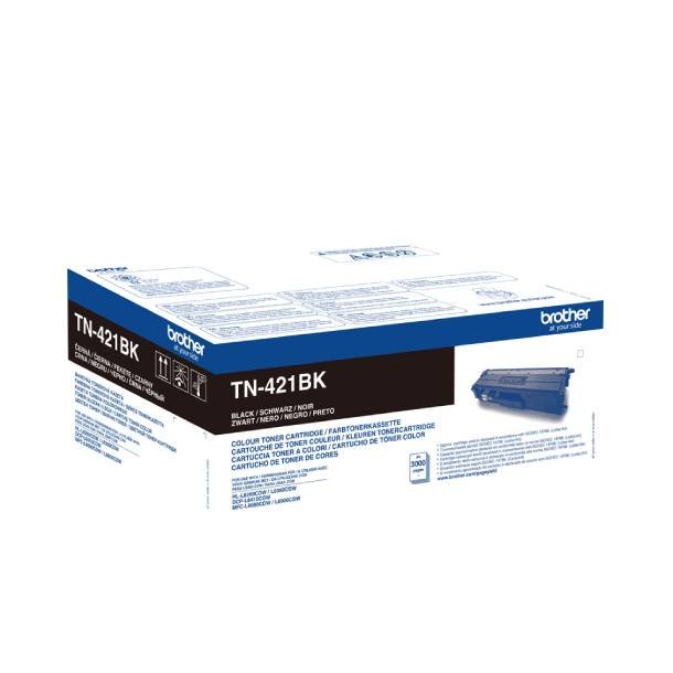 Brother TN 421 BK Original lasertoner (3000 sidor)