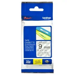 Brother TZe tape 9 mm x 8 m black / clear