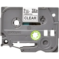 Brother TZe tape 9 mm x 8 m black / clear