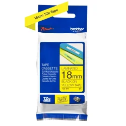 Brother TZe tape 18 mm x 8 m black / yellow