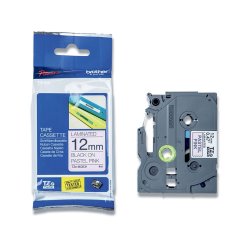 Brother TZe-MQE31 printer sort tekst p lyserd lamineret tape