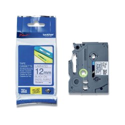 Brother TZe-MQF31 printer sort tekst p lilla lamineret tape